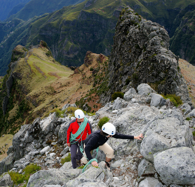 Escalada no Arquipélago da Madeira, em Portugal