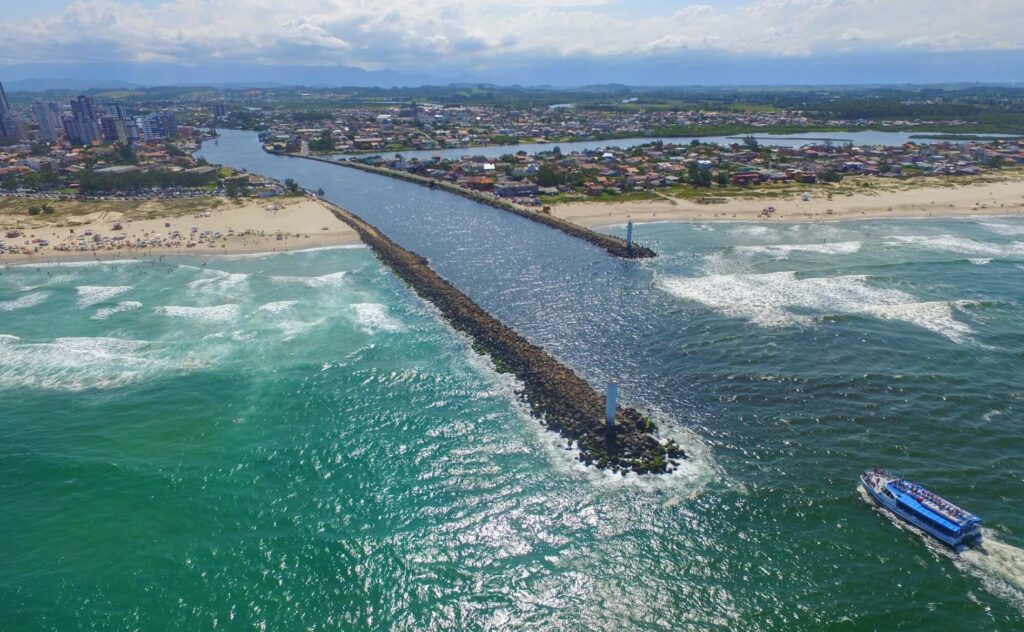 Praias do litoral do Rio Grande do Sul.